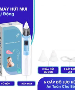 Dụng cụ máy hút mũi cho bé thế hệ mới 6 cấp độ hút sạc pin -HM01