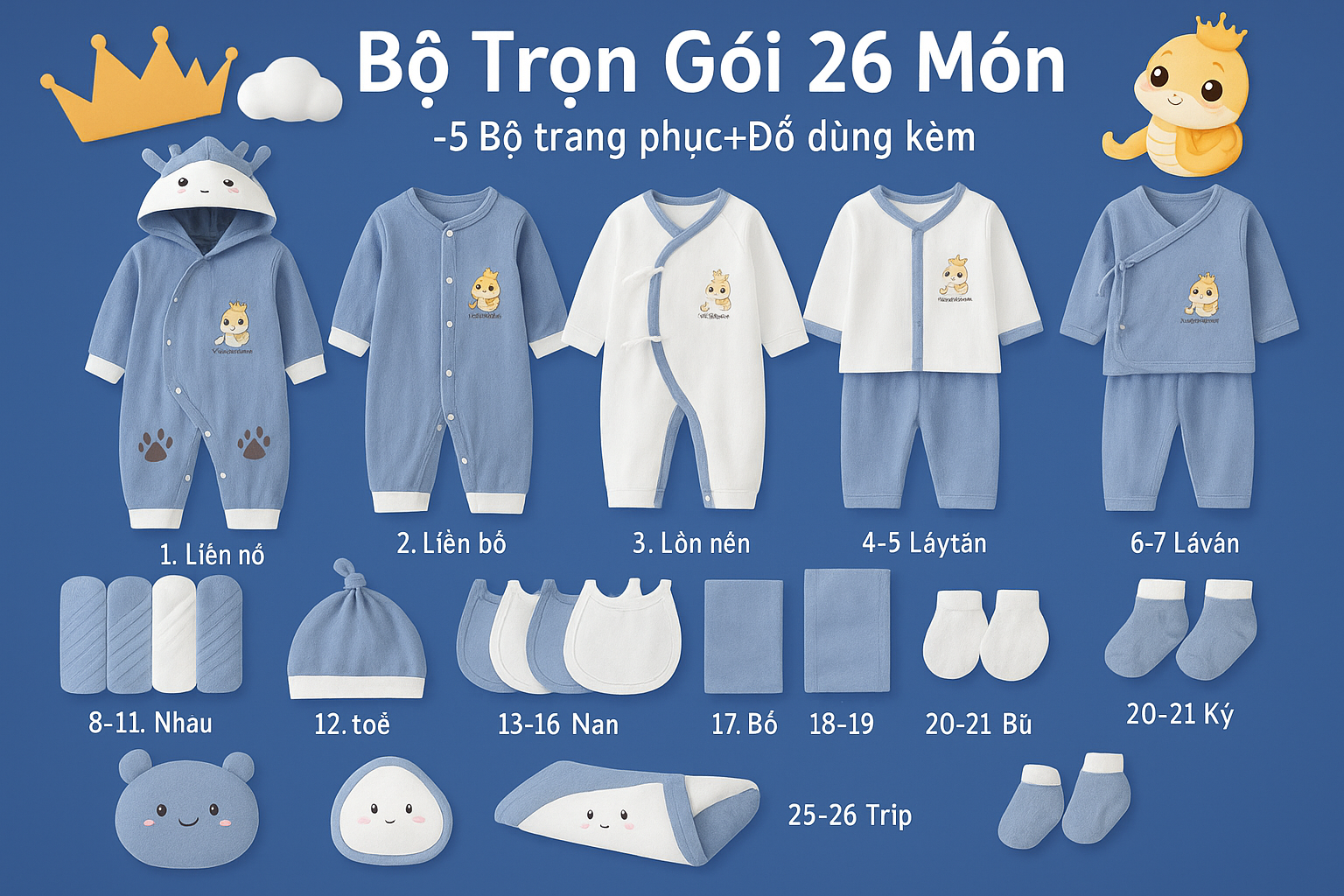 xanh chi tiết