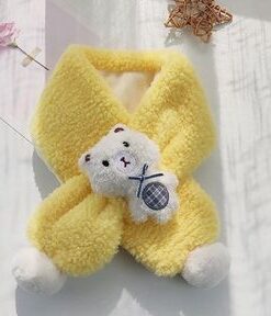Khăn Quàng Cổ Lông Cừu Mềm Mại Ấm Áp Cho Bé -K01