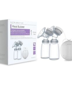 Máy hút sữa điện đôi Real bubee có chế độ matxa kích sữa