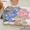 Áo giữ nhiệt zip lông, cổ Happy
