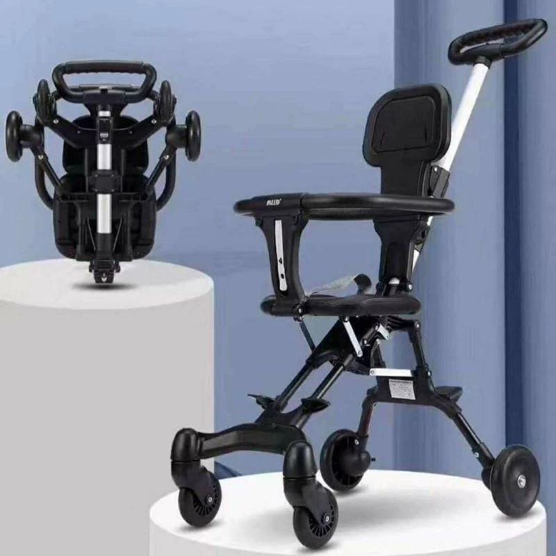 Xe đẩy đảo chiều có đệm và mái che đảo chiều gấp gọn tiện lợi